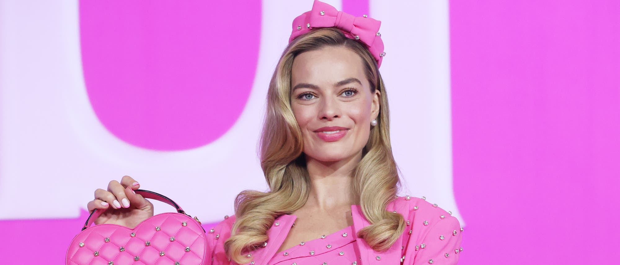 Barbie-Darstellerin Margot Robbie bei der Vorstellung ihres Films