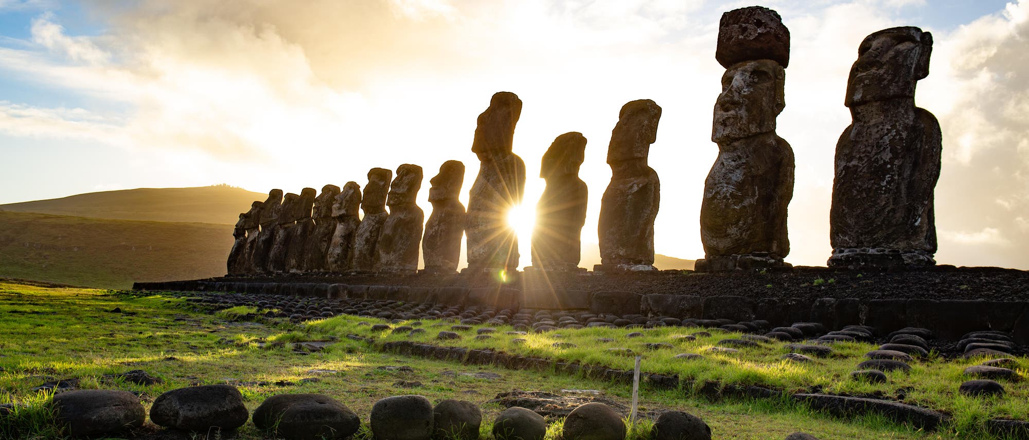 Moai auf der Osterinsel 