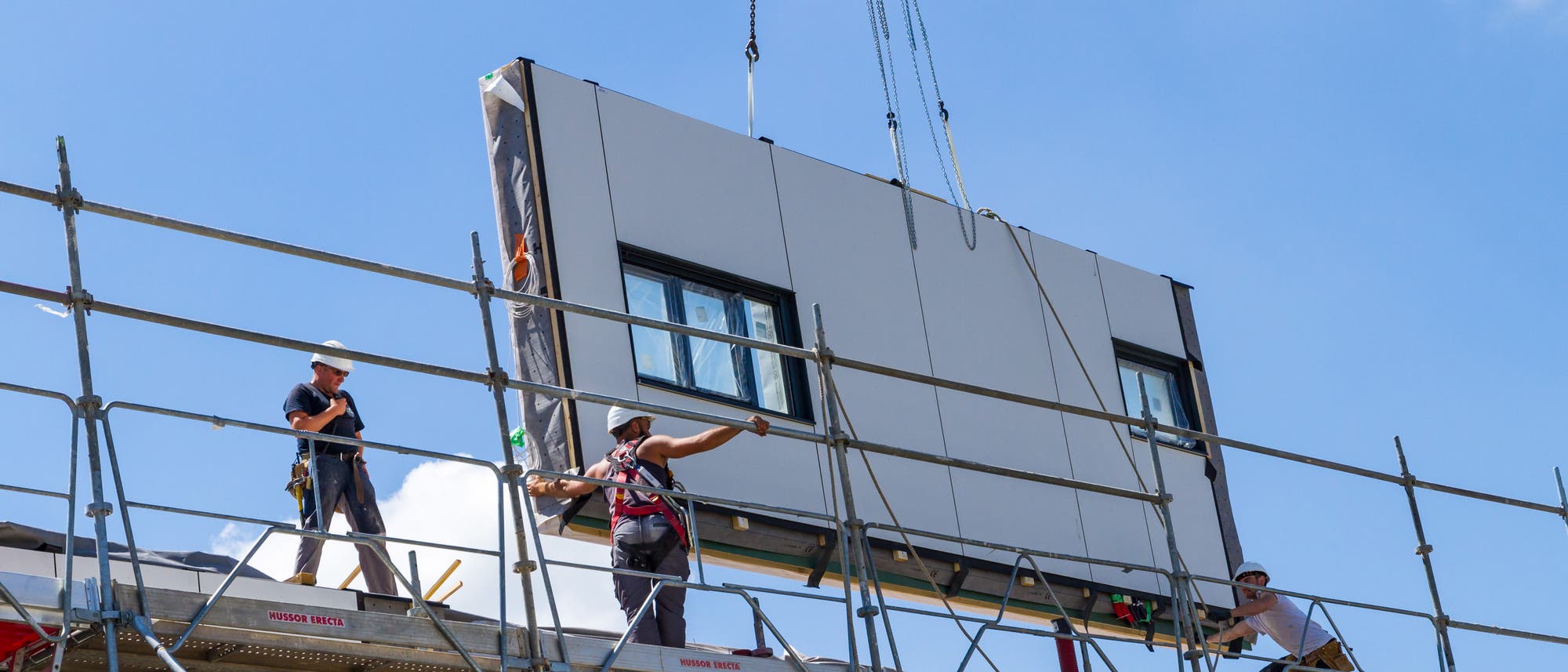 Fassade auf Fassade