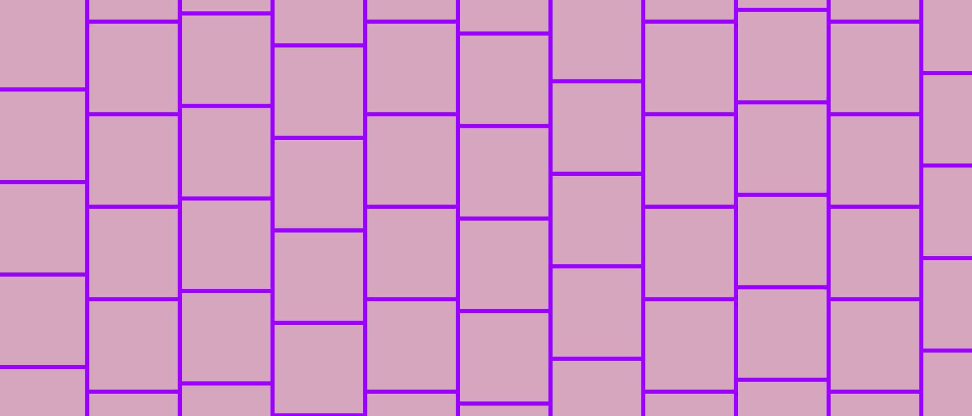 Quadrate, die ein nichtperiodisches Muster bilden