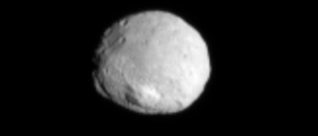 Der Riesenkrater von Vesta