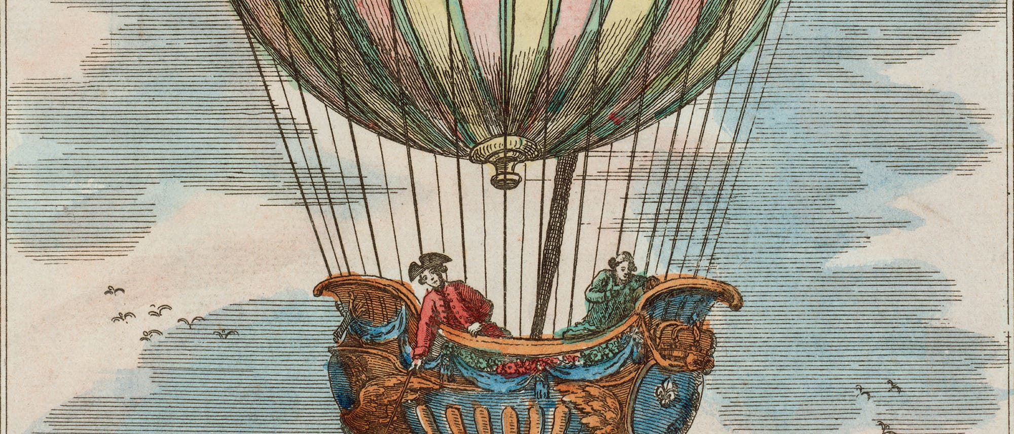 Erster bemannter Aufstieg mit einem Gasballon am 1. Dezember 1783