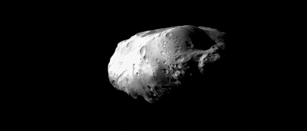 Saturnmond Prometheus am 6. Dezember 2015 (Aufnahme von Cassini)