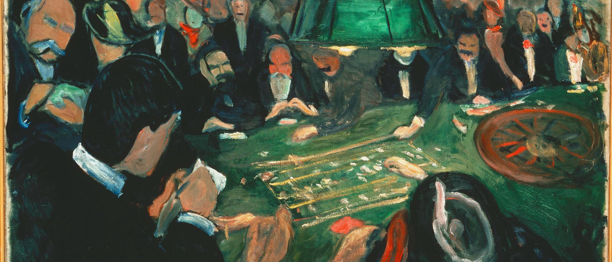 Am Spieltisch von Edvard Munch.