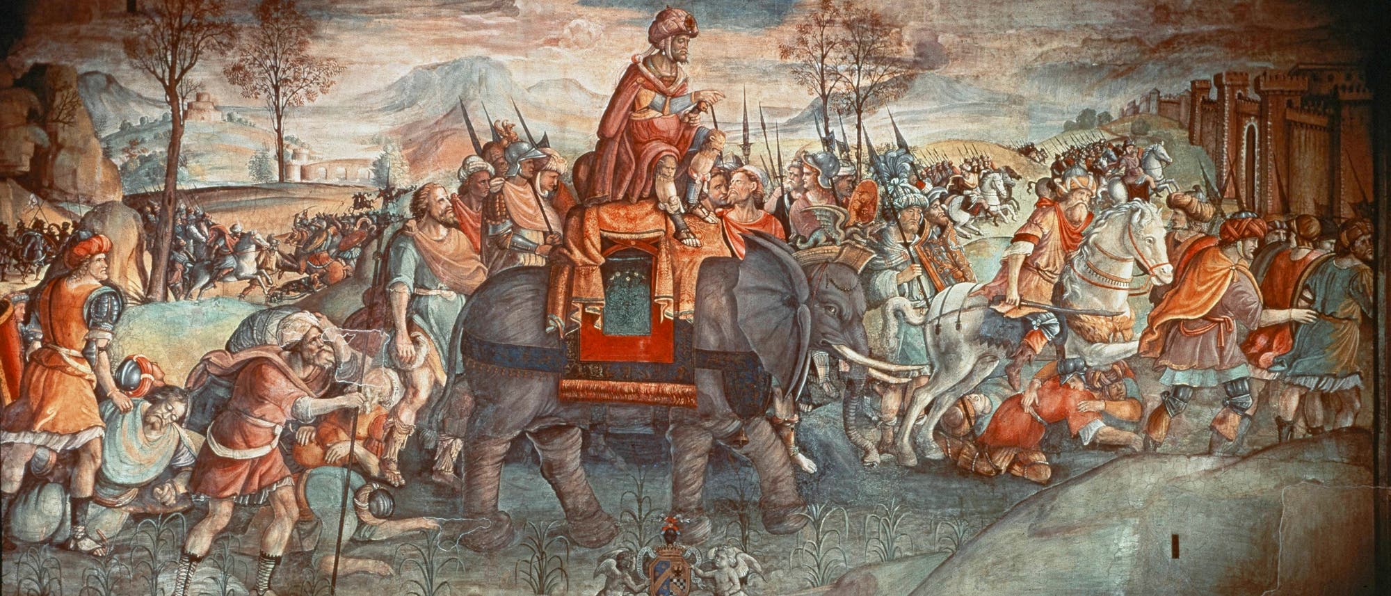 Hannibal führt sein Heer über die Alpen