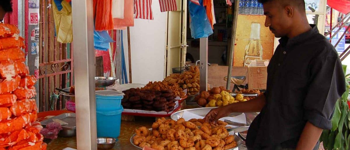 Herzhafte Vielfalt: Garküche in Little India, George Town