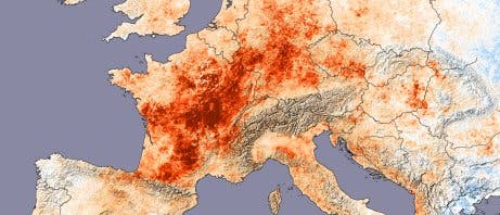 Hitzewelle in Europa