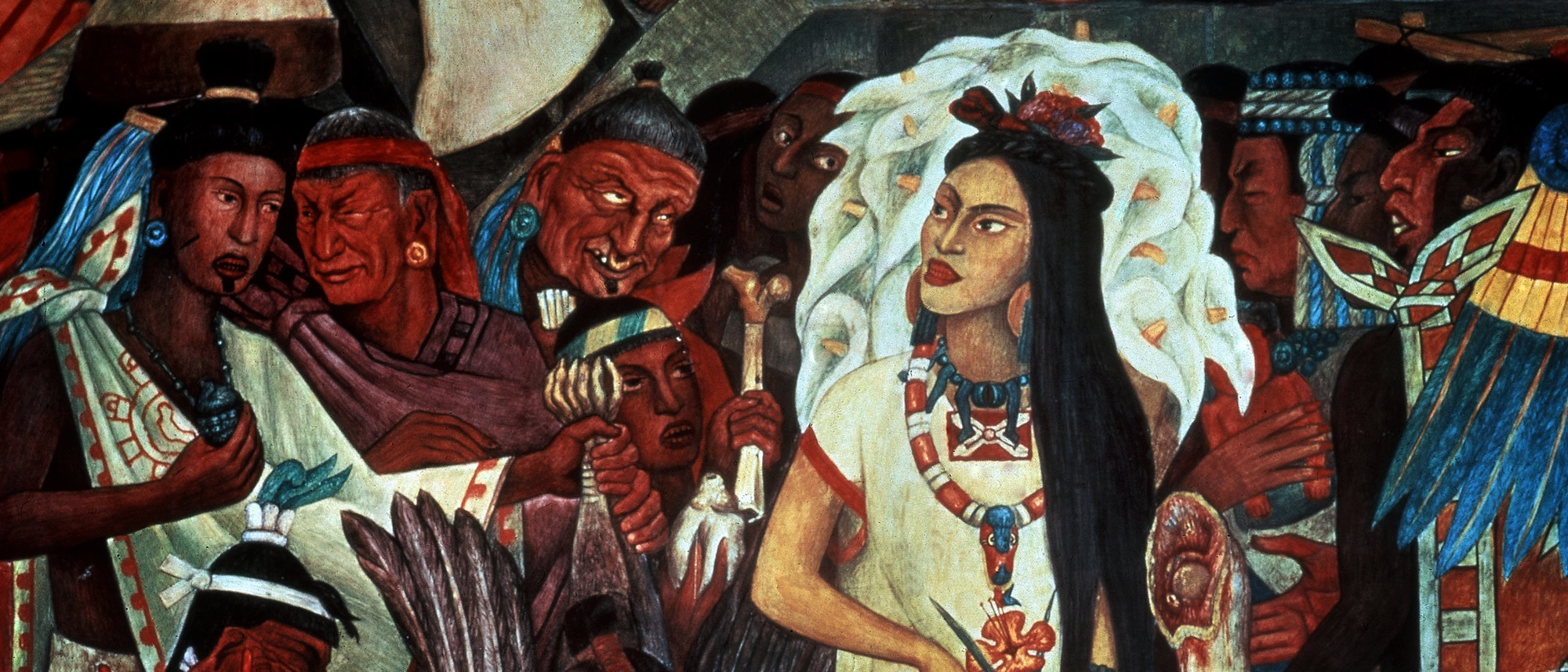 Malinche auf dem Markt von Tenochtitlan