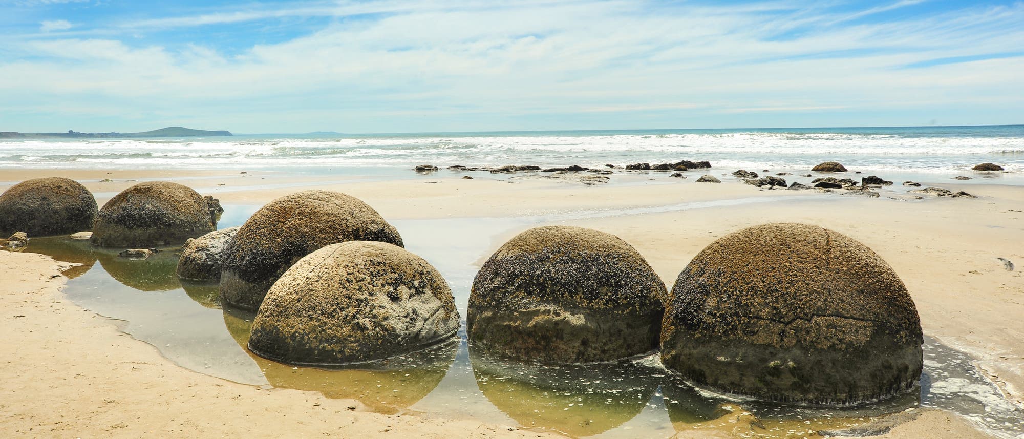 Moeraki Boulders in Neuseeland