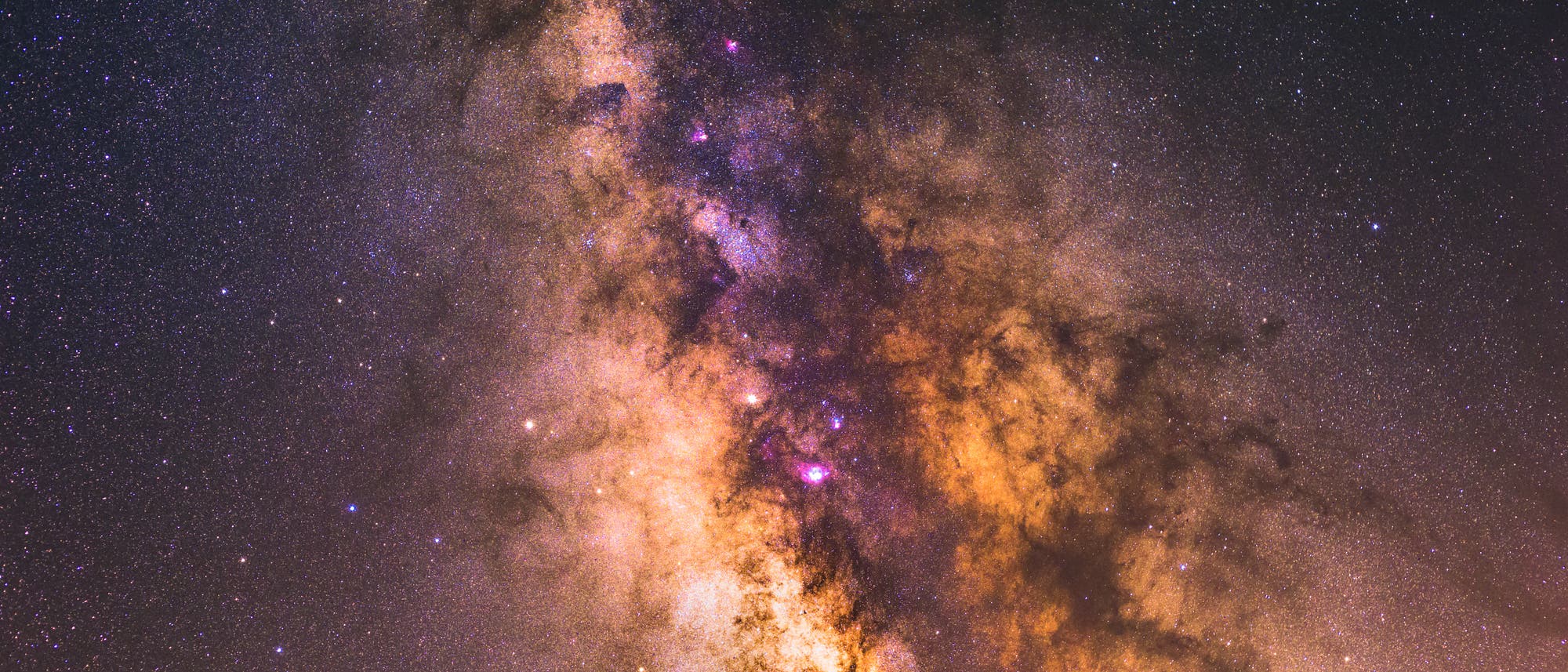 Milchstraße in der Sagittarius A Region
