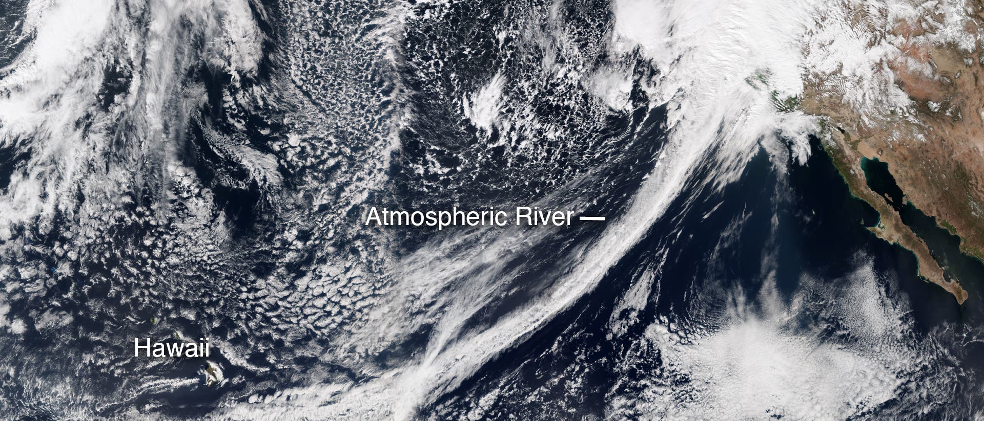 Atmosphärischer Fluss bringt Regen nach Kalifornien (Archivbild)