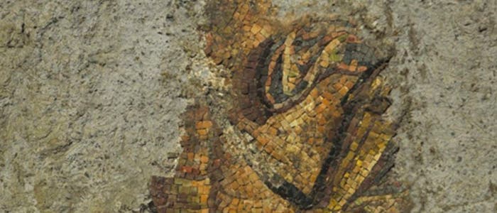 Kunstvolles Mosaik unter den Trajansthermen entdeckt