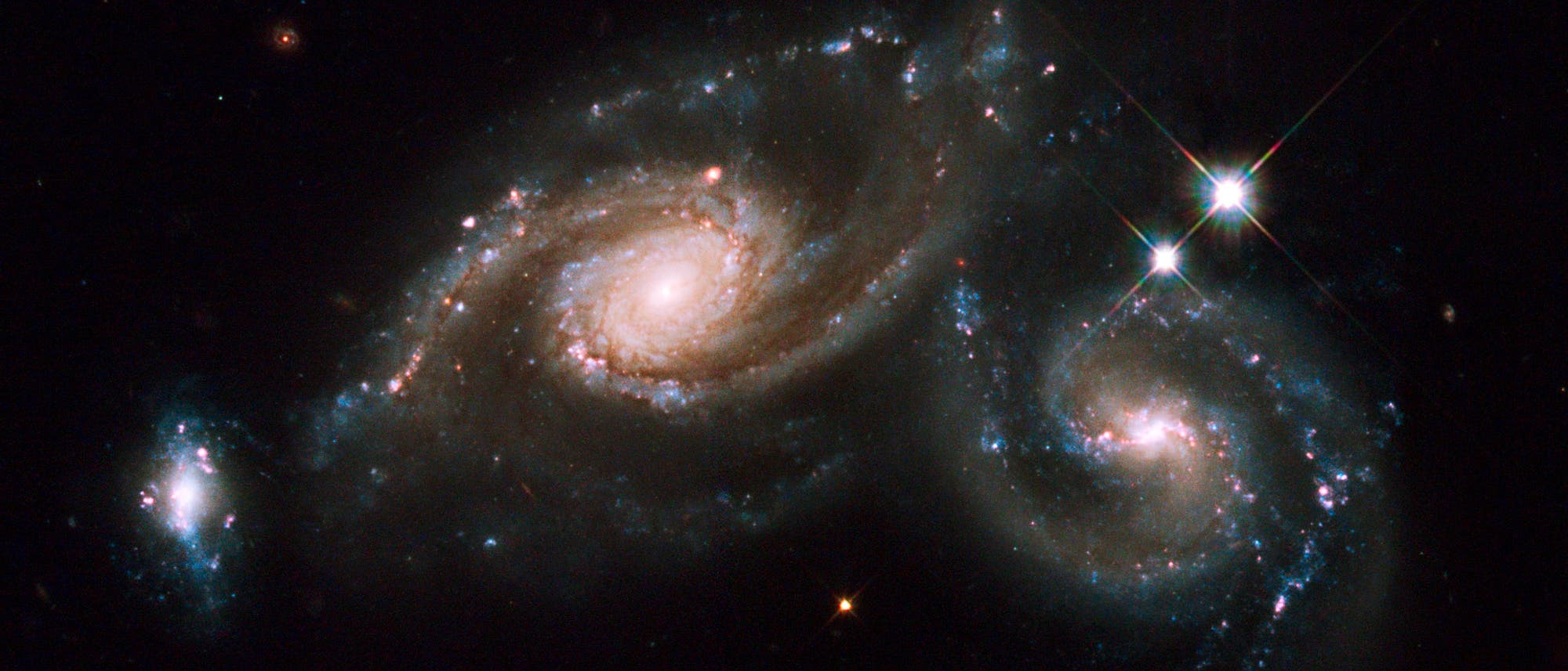 Verschmelzende Spiralgalaxien