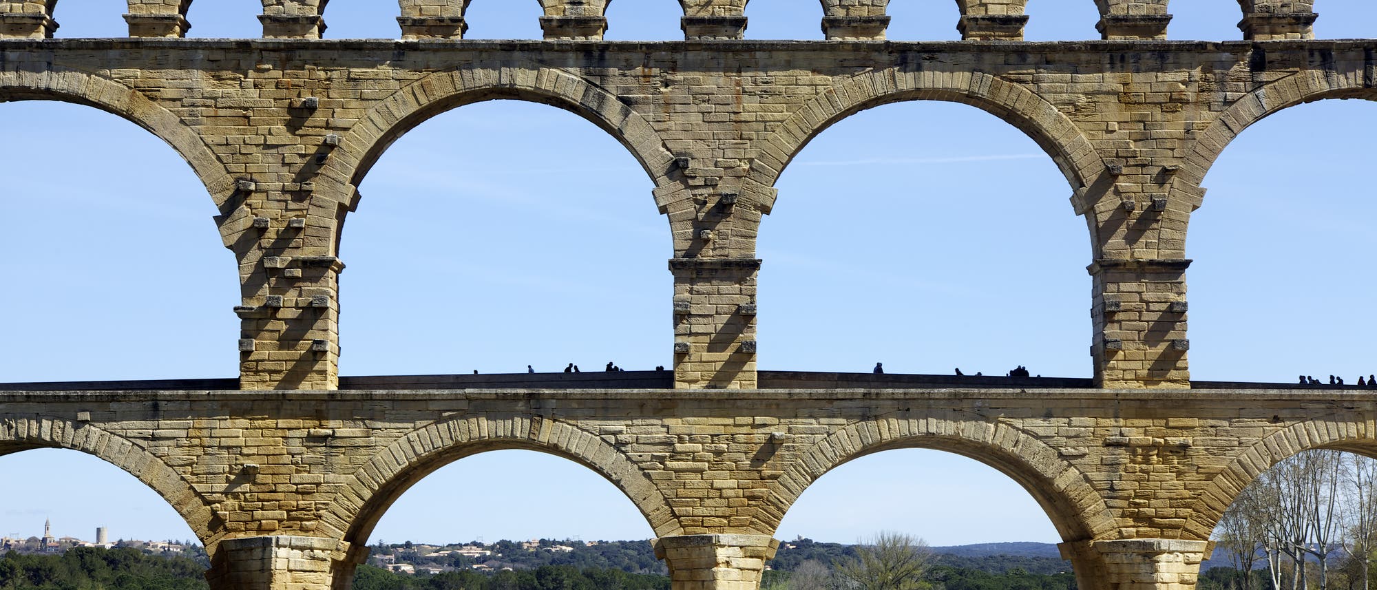 Römischer Aquädukt: Pont du Gard in Avignon
