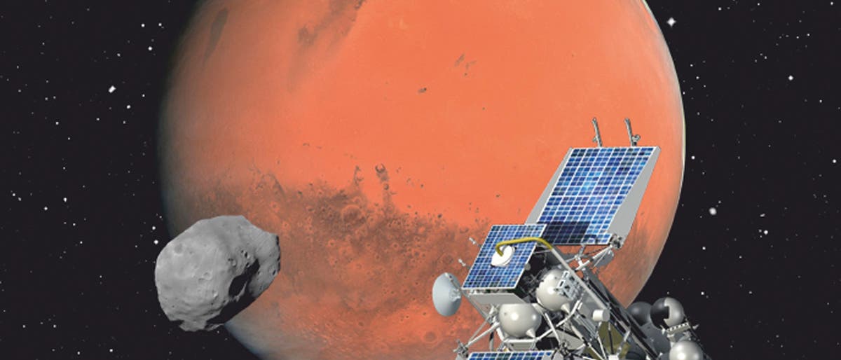 Phobos-Grunt im Marsorbit