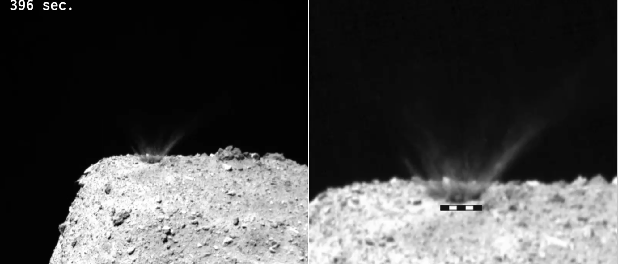 Kupferkugel trifft Asteroid