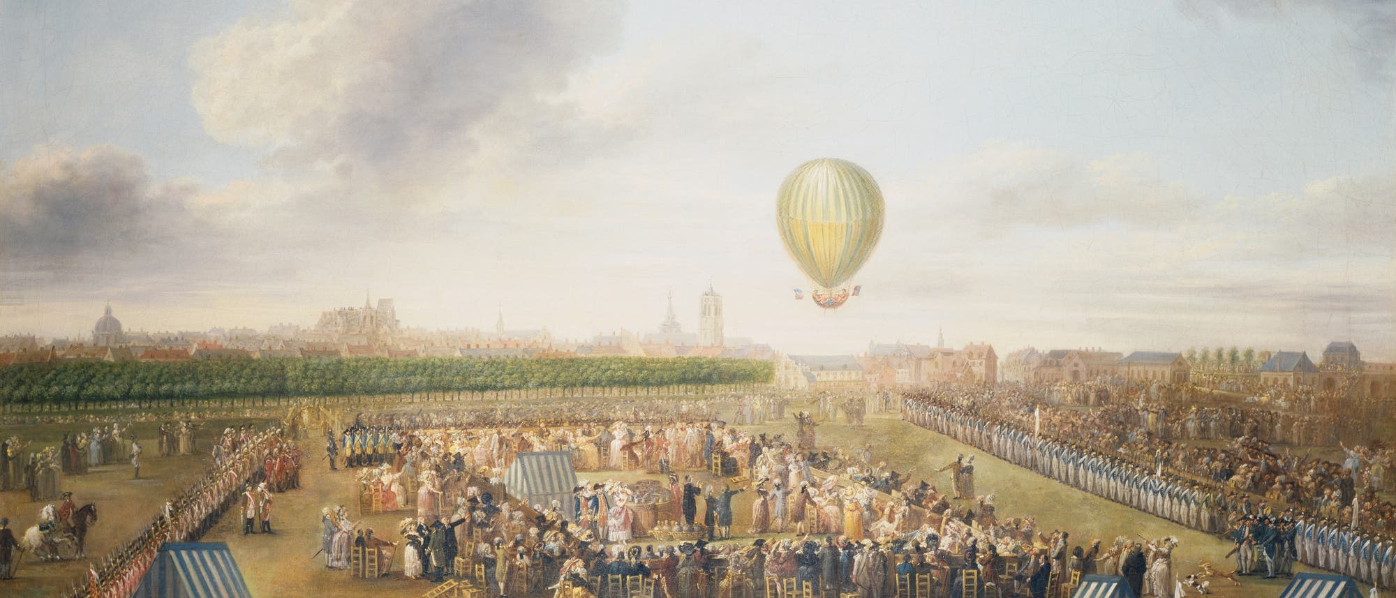 Der 14. Flug Jean-Pierre Blanchards, Lille, 26. August 1785