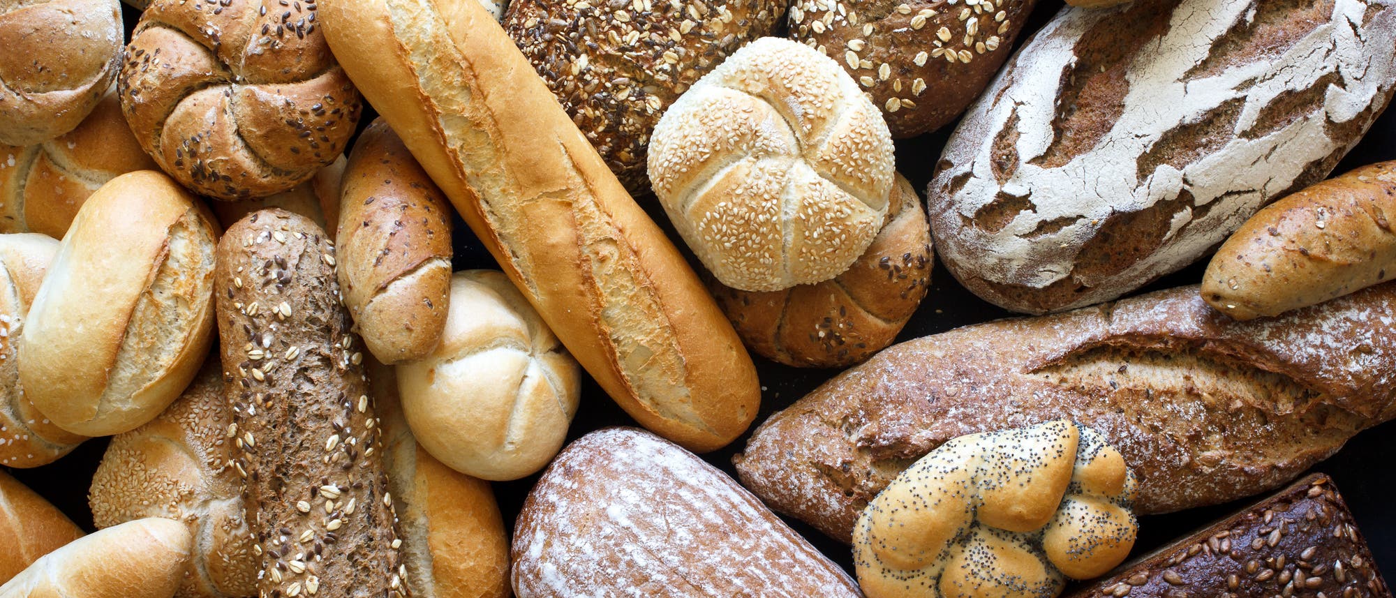 Brot und Brötchen in großer Vielfalt