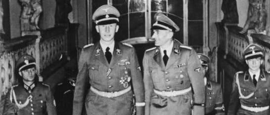 Reinhard Heydrich im Prager Schloss