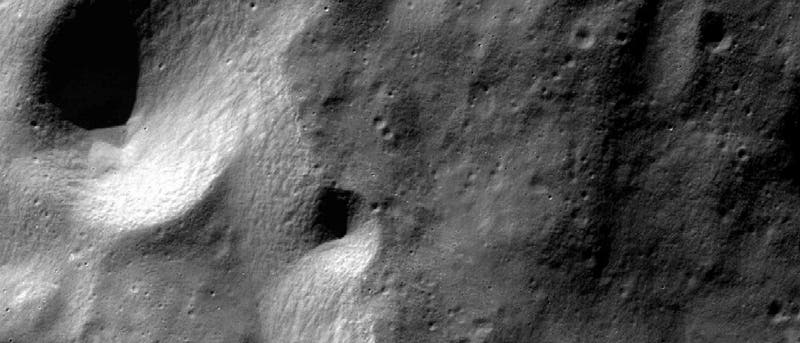 Mondfoto der indischen Raumsonde Chandrayaan-1