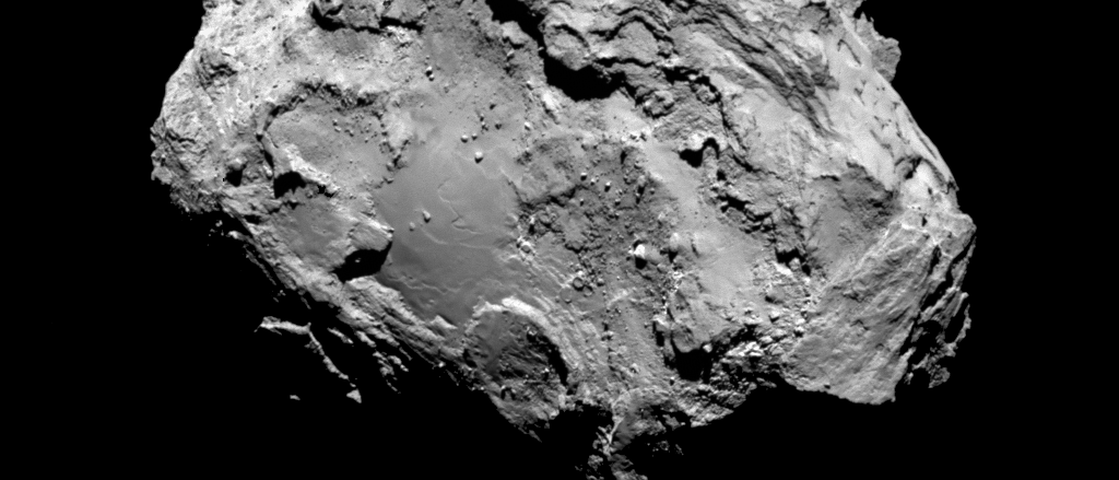 Tschurjumow-Gerasimenko von Rosetta aus gesehen