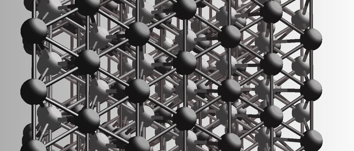 Eisen im Erdkern besteht aus der am dichtesten gepackten Hexagonalstruktur, die als Grundfläche ein gleichmäßiges Sechseck besitzt.