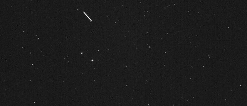 Der Asteroid Eros am 27. Januar 2012