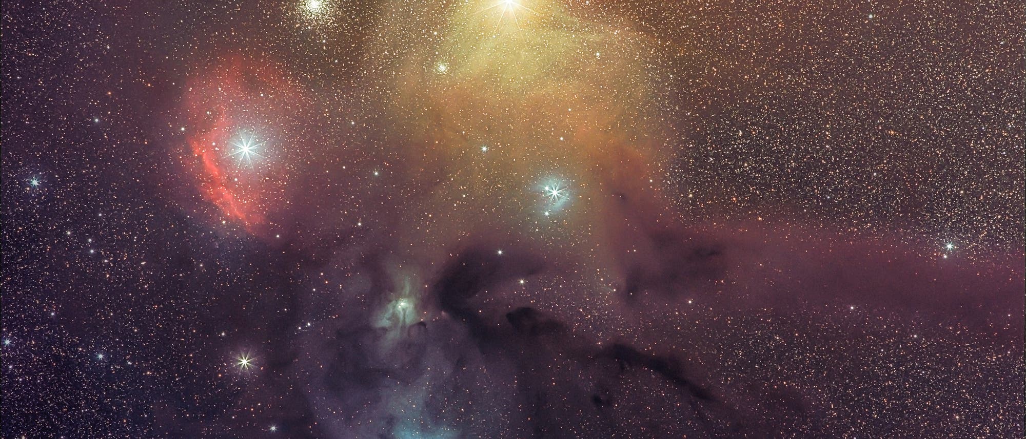 Farbenspiel,  Nebelkomplex, Stern  Antares