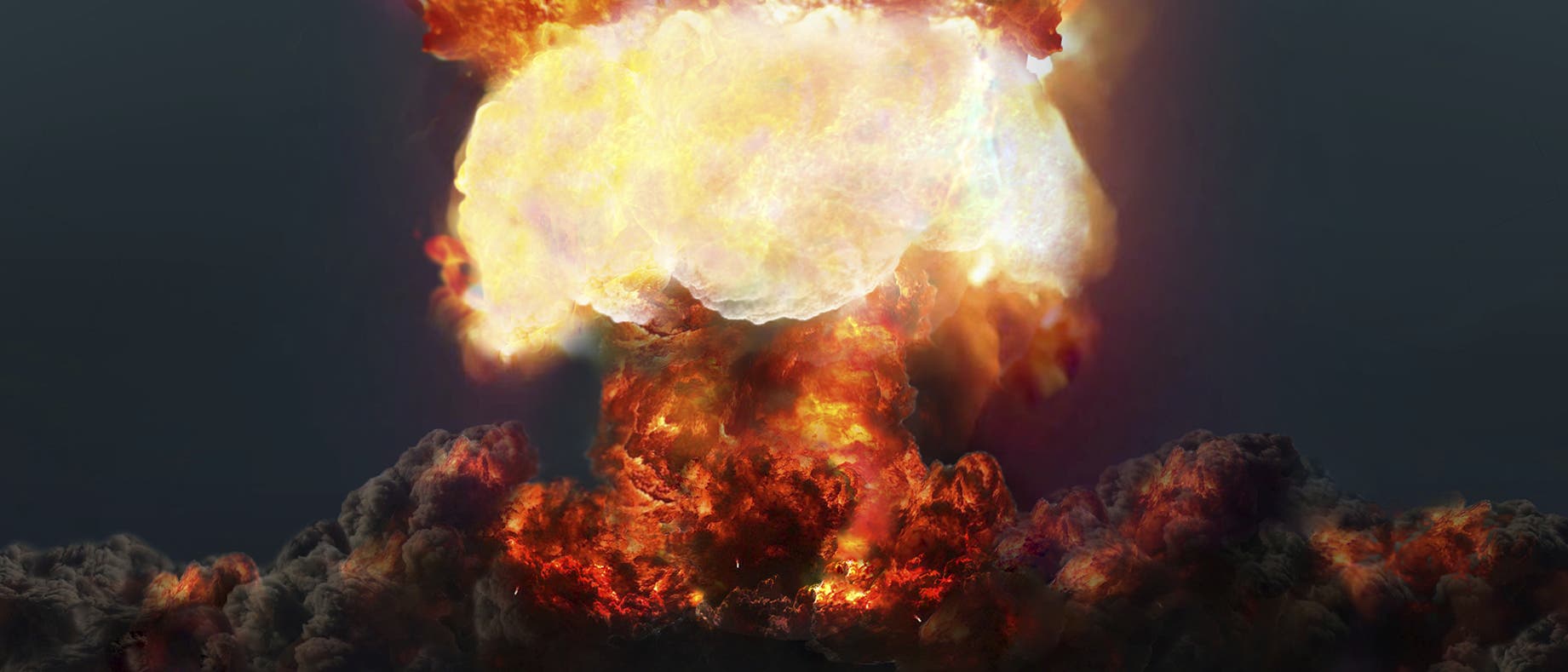 Explosion einer Atombombe
