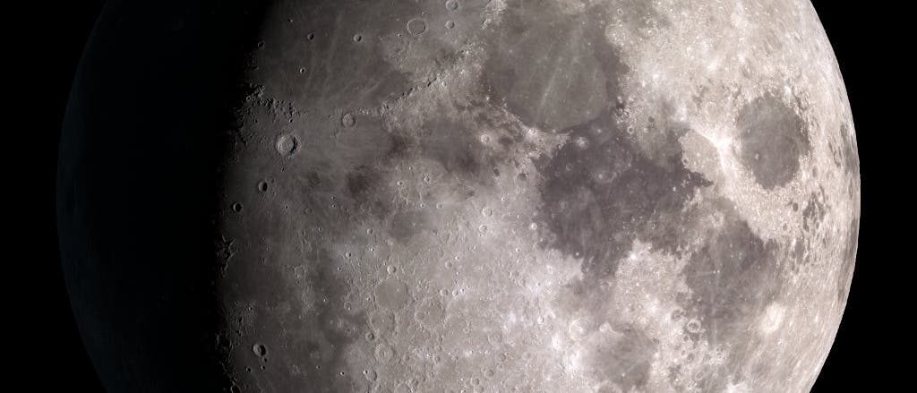 Der Mond, gesehen vom Lunar Reconnaissance Orbiter.