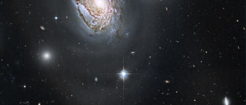 Die Galaxie NGC&nbsp;4911 im Sternbild Haar der Berenike