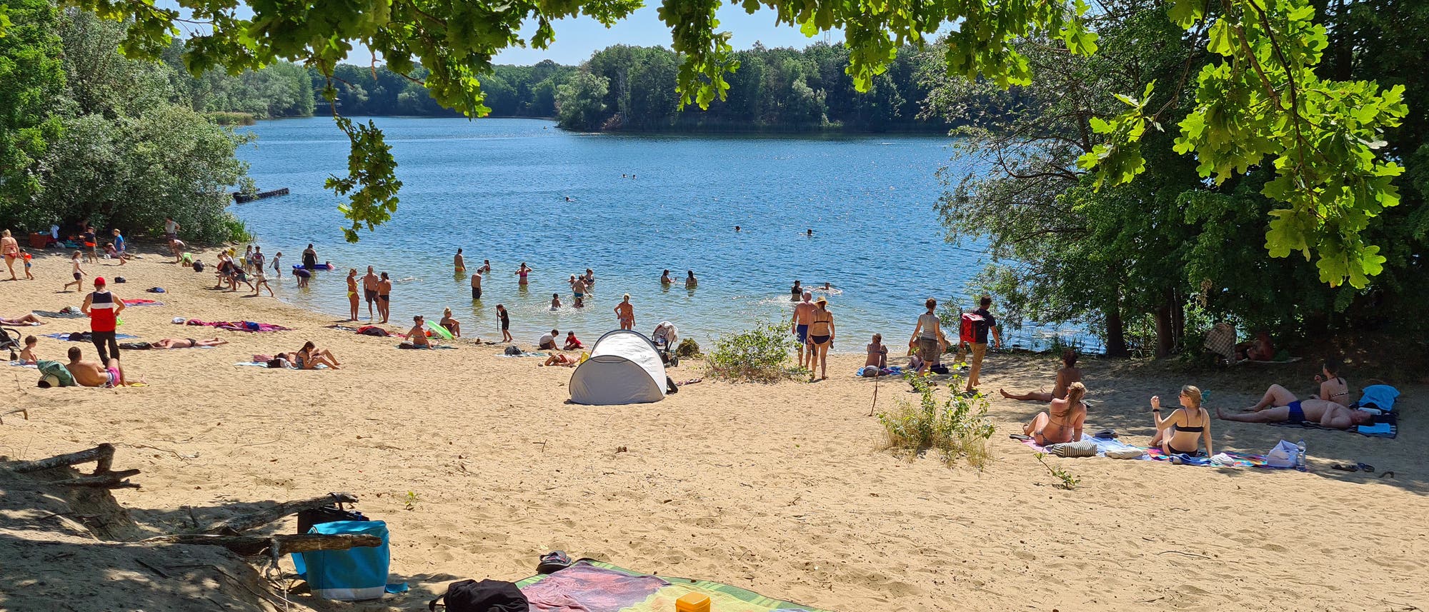 Ein Badesee bei Berlin