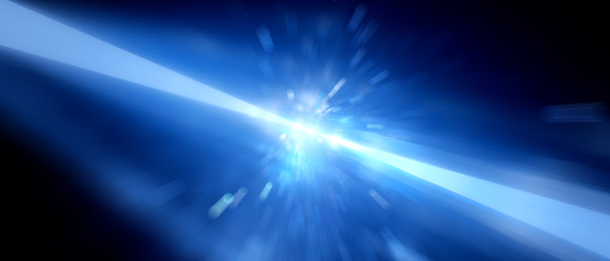 Ein strahlendes, blaues Licht, das sich von der Mitte des Bildes ausbreitet und den Eindruck von Geschwindigkeit und Bewegung vermittelt. Die dunklen Bereiche um das Licht verstärken den Kontrast und die Intensität des Leuchtens. Ein strahlendes, blaues Licht, das sich von der Mitte des Bildes ausbreitet und den Eindruck von Geschwindigkeit und Bewegung vermittelt. Die dunklen Bereiche um das Licht verstärken den Kontrast und die Intensität des Leuchtens.