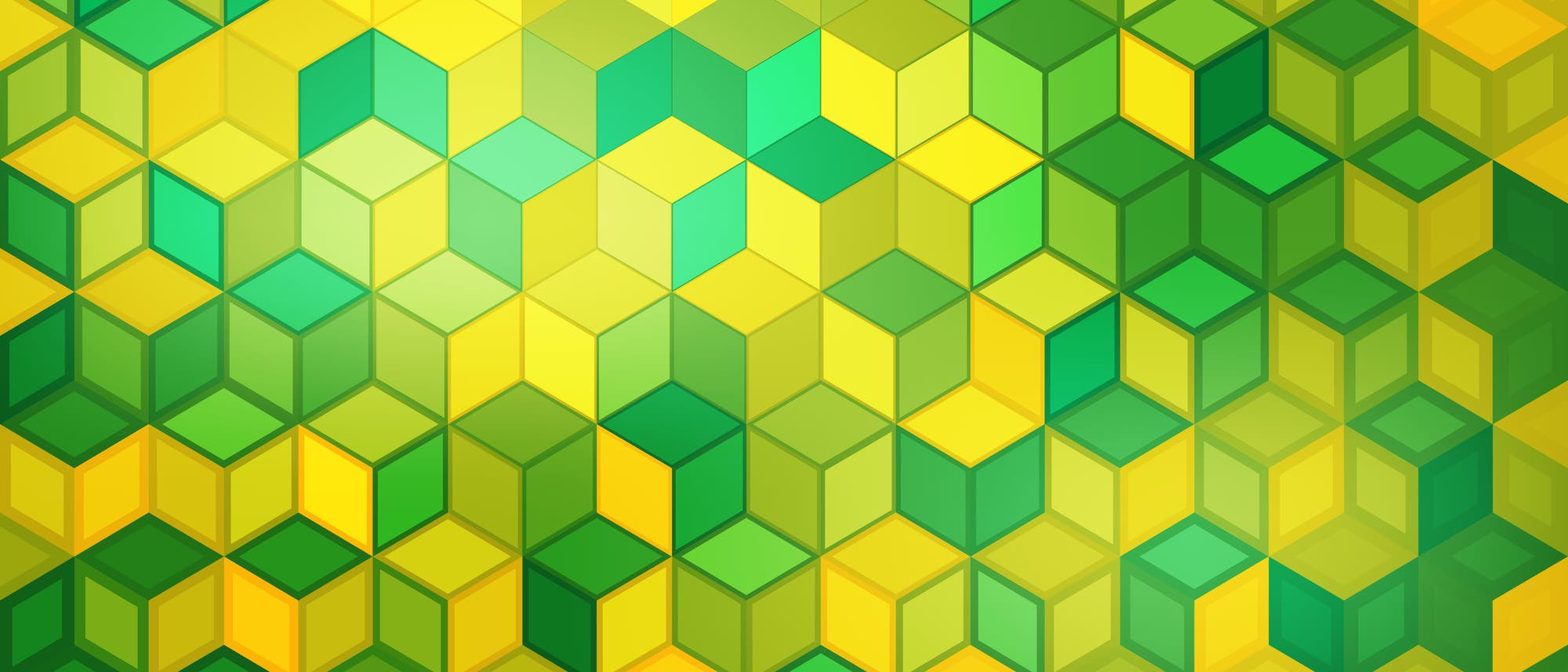 Ein geometrisches Muster aus ineinandergreifenden, dreidimensional wirkenden Würfeln in verschiedenen Gelb- und Grüntönen. Die Anordnung der Würfel erzeugt einen kaleidoskopartigen Effekt, der Tiefe und Bewegung suggeriert. Ein geometrisches Muster aus ineinandergreifenden, dreidimensional wirkenden Würfeln in verschiedenen Gelb- und Grüntönen. Die Anordnung der Würfel erzeugt einen kaleidoskopartigen Effekt, der Tiefe und Bewegung suggeriert.