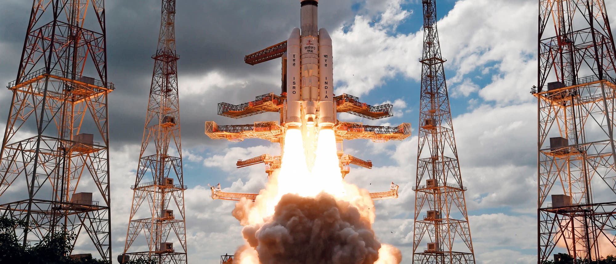 El exitoso lanzamiento de la India a la luna