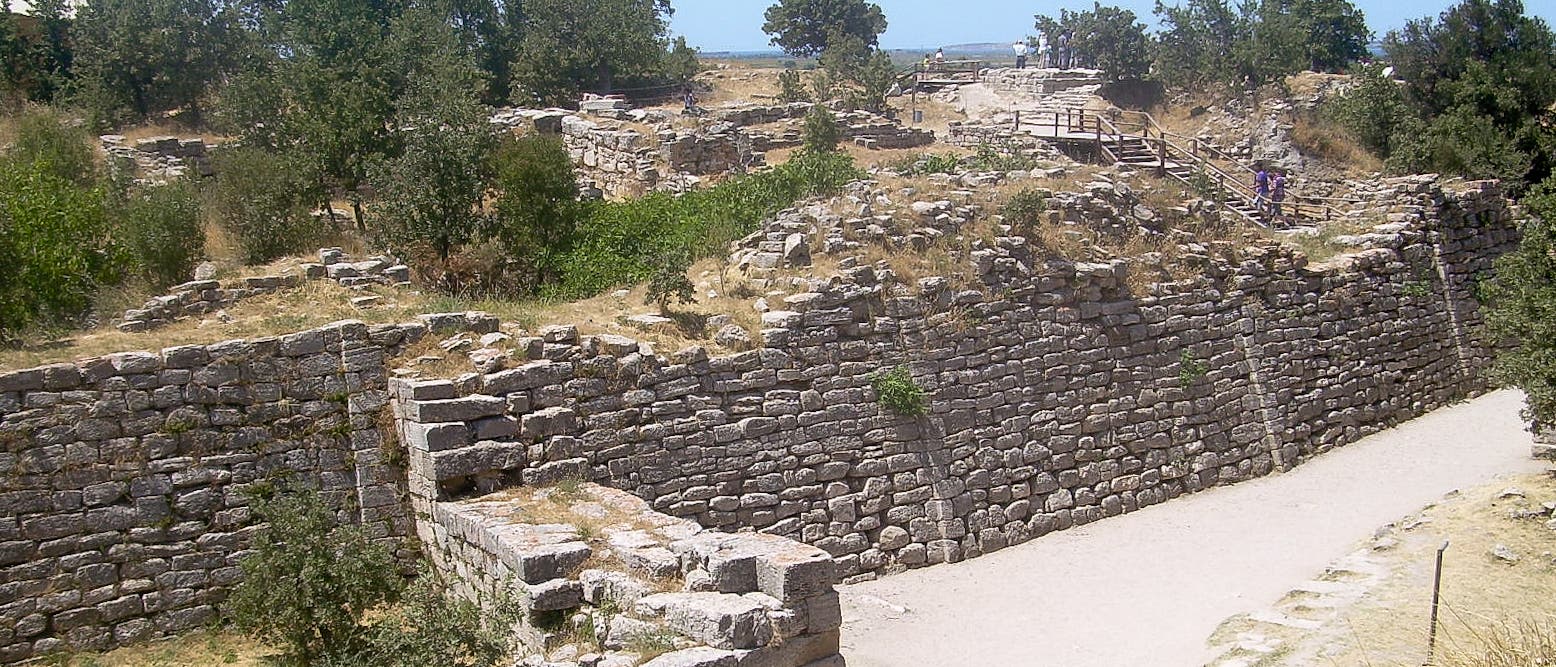 Mauern von Troja, Hisarlik, Türkei