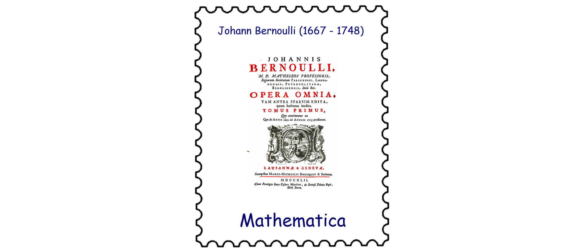 Johann Bernoulli (1667–1748)