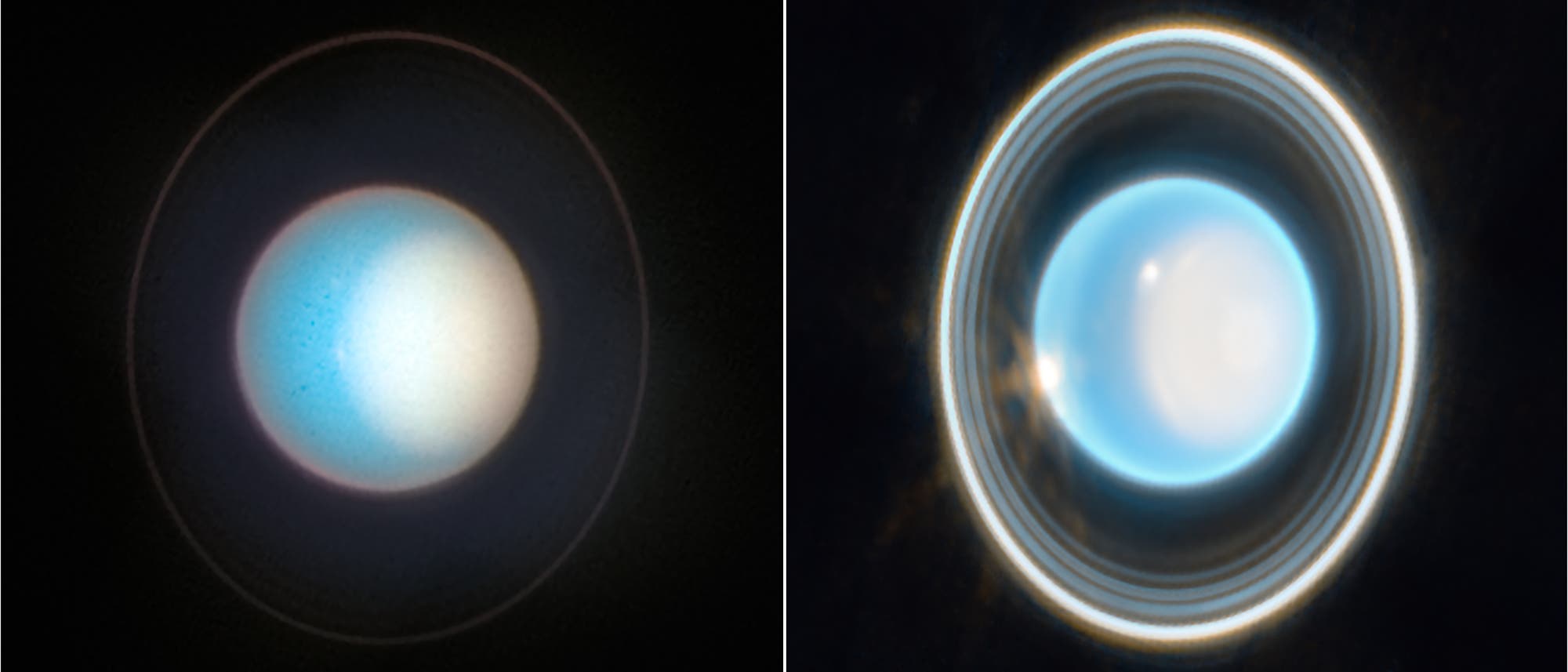 Hubble, Webb, Uranus