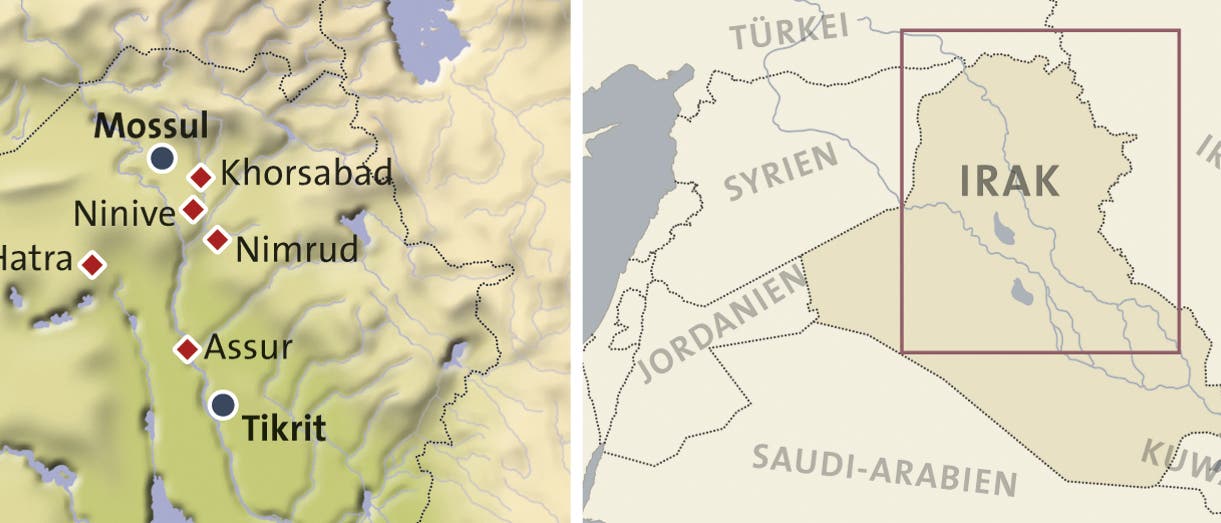 Irak-Karte
