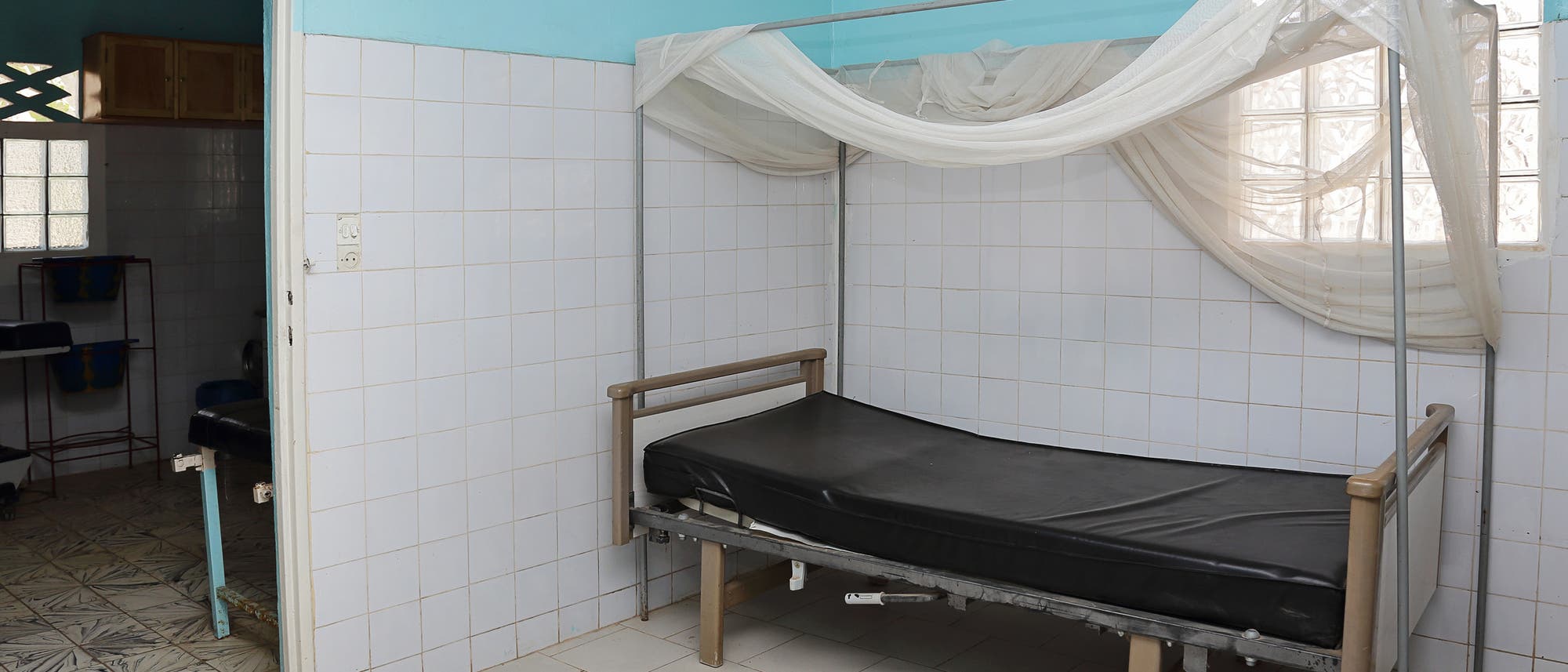 Klinikbett in Afrika