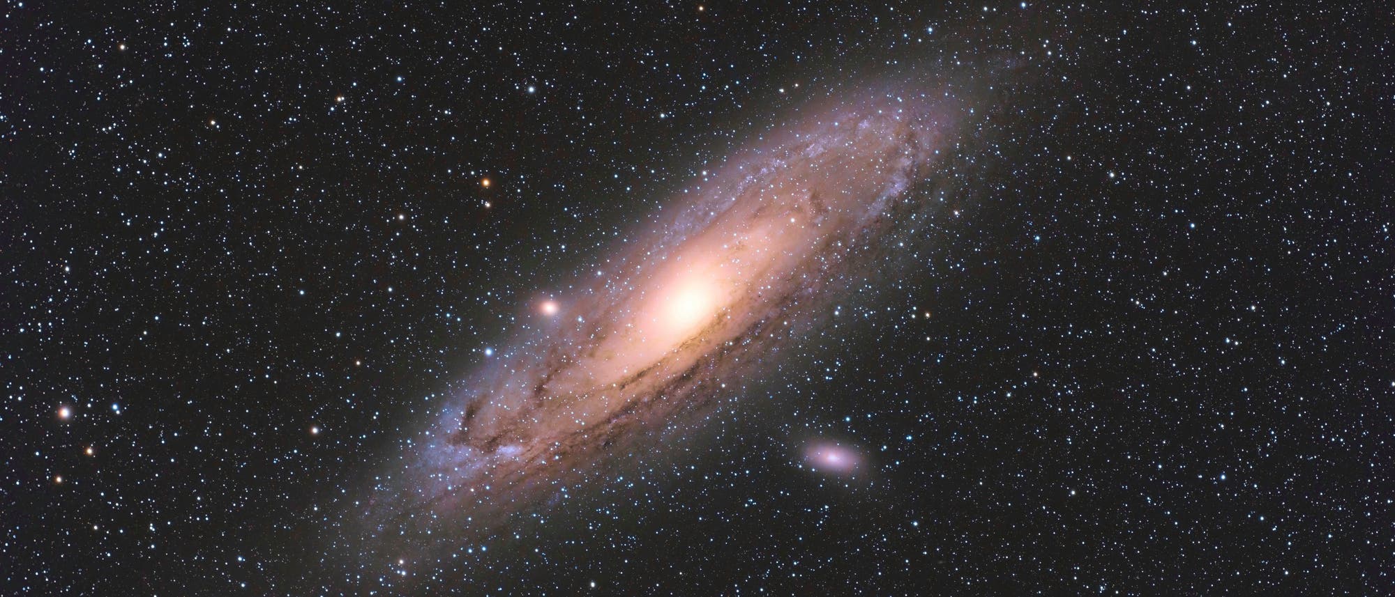 Andromedagalaxie bei Rotverschiebung