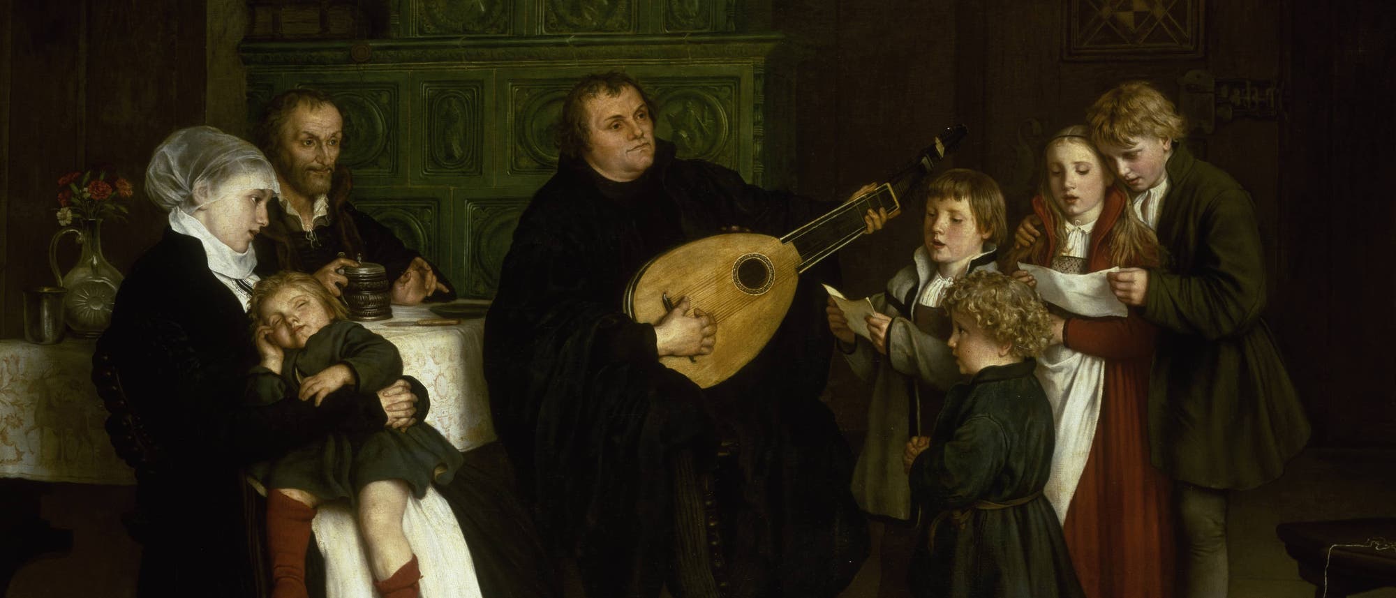 Martin Luther musiziert mit Familie