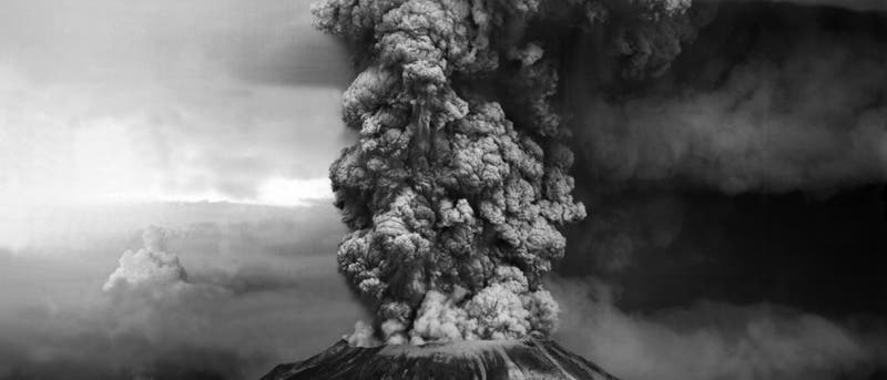 Eruption des Mount St. Helens