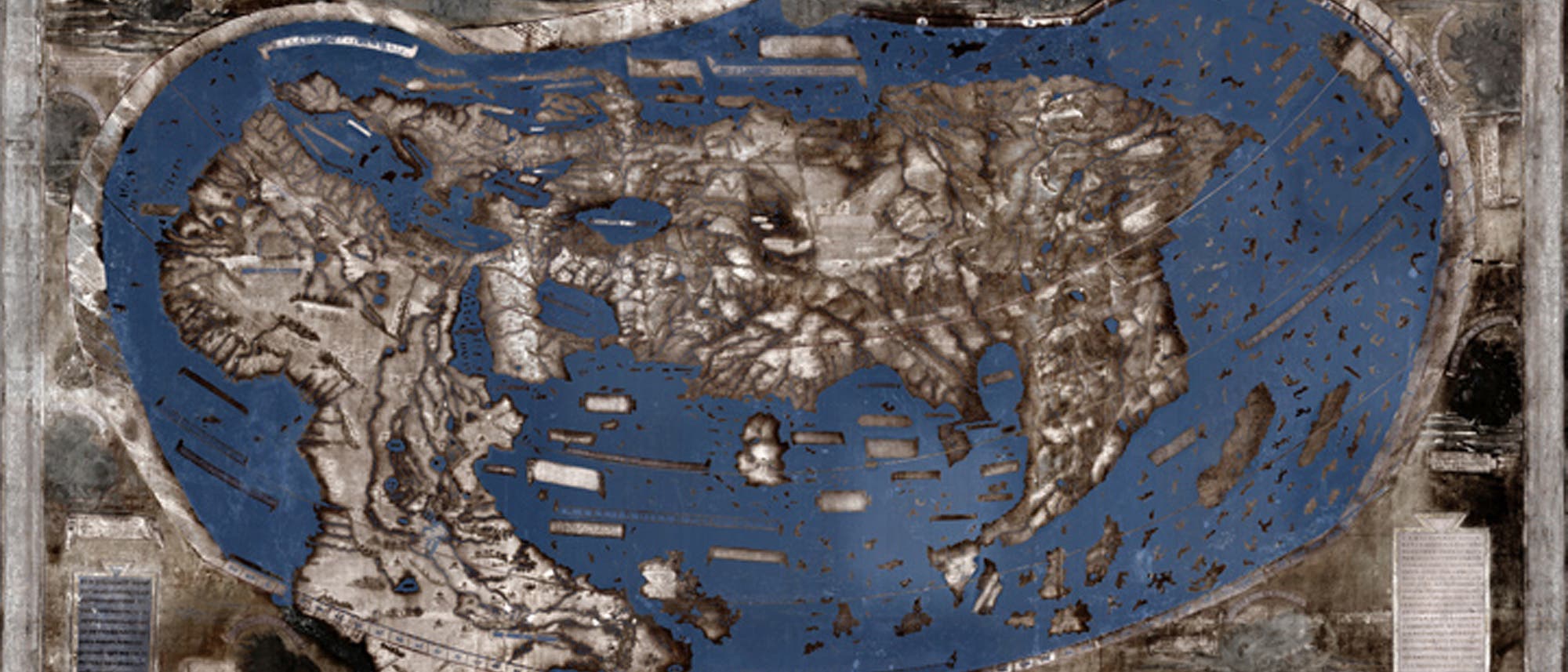 Spektralaufnahme der Martellus-Karte
