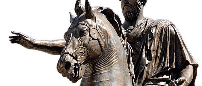 Bronzestatuen von Kaisern und Göttern&nbsp;– wie das von Marc Aurel&nbsp;- signalisierten Roms Macht auch am Rand des Imperiums. Die Kunst des Bronzegusses war im Römischen Reich hoch entwickelt. Lebens- bis überlebensgroße Standbilder wurden sogar in Serie gefertigt.