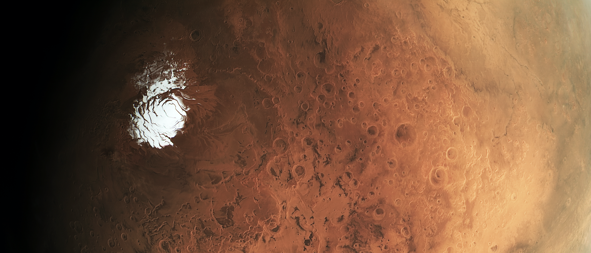 Heutiger Südpol des Mars