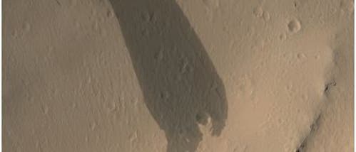 Staublawine auf Mars