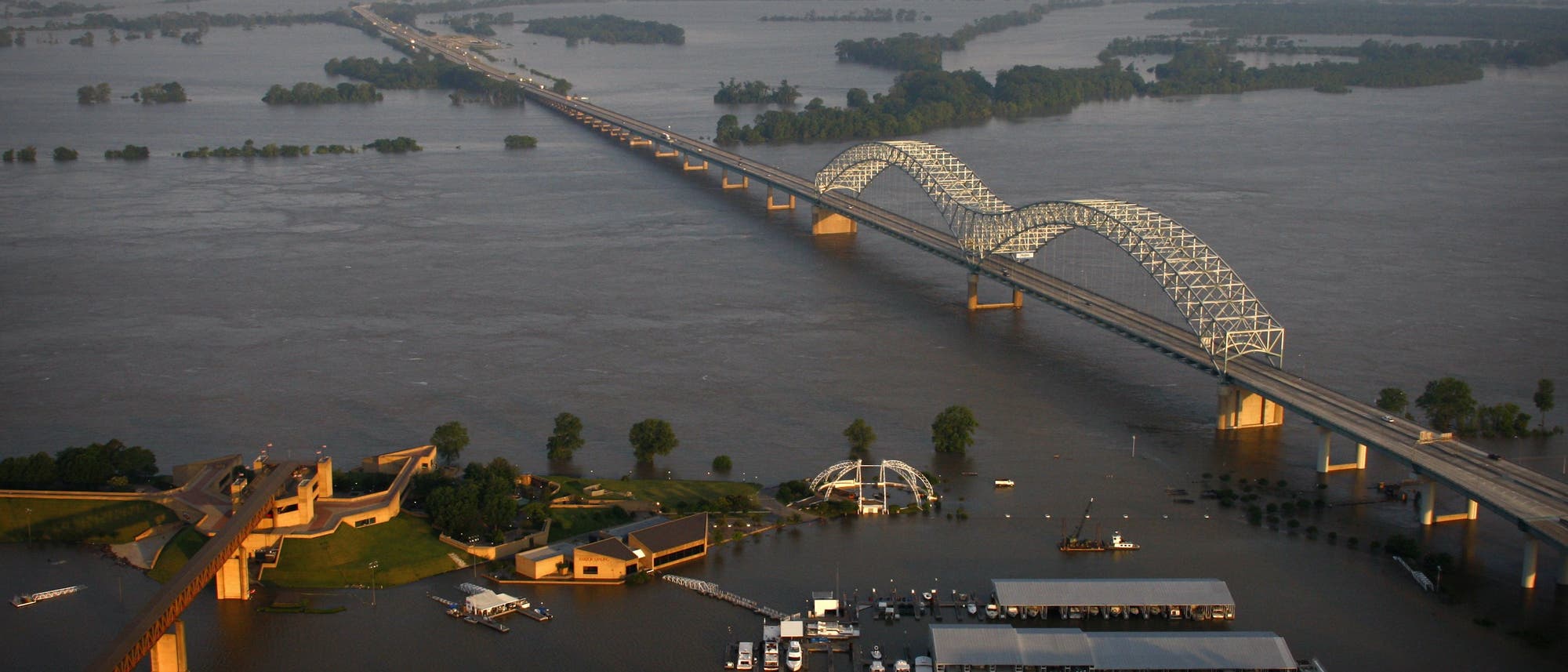 Mississippiflut bei Memphis