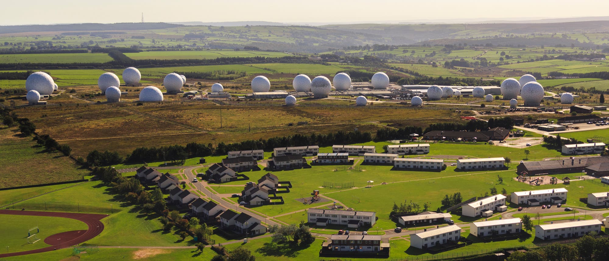 NSA Luftwaffenstützpunkt Menwith Hill Harrowgate, North Yorkshire, England