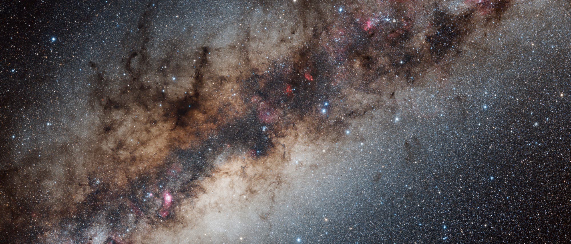 Die Milchstraße im Bereich der Sternbilder Schütze bis Altar (Übersichtsbild)